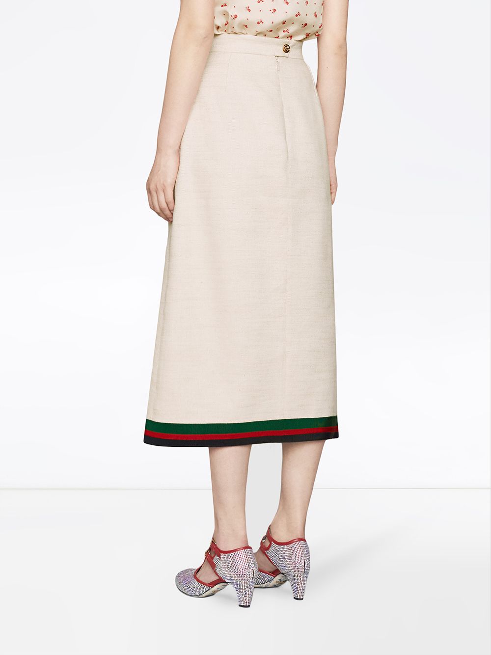 фото Gucci юбка с плиссировкой
