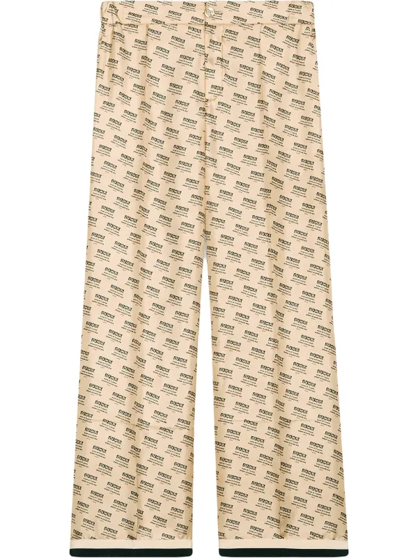 gucci silk pants