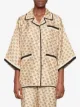 Gucci Gucci invite stamp silk shirt