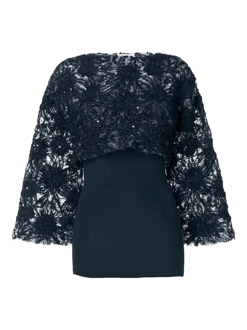 Brunello Cucinelli Top met geborduurde bloemen Blauw