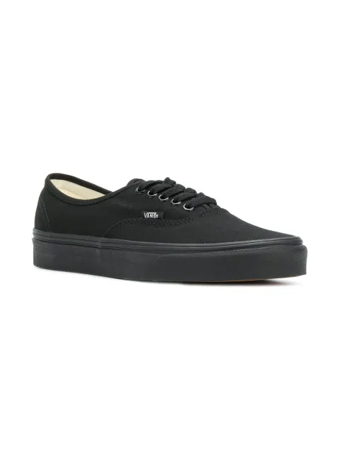 vans authentic plimsolls in black vee3bka