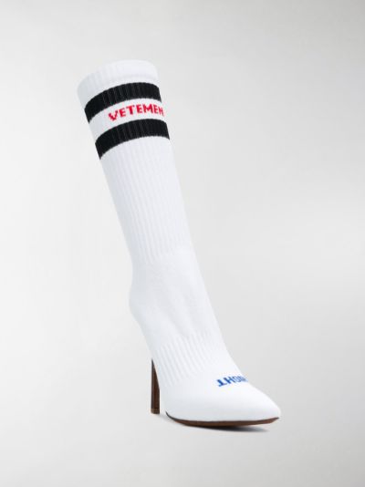 VETEMENTS sock ankle boots white | MODES