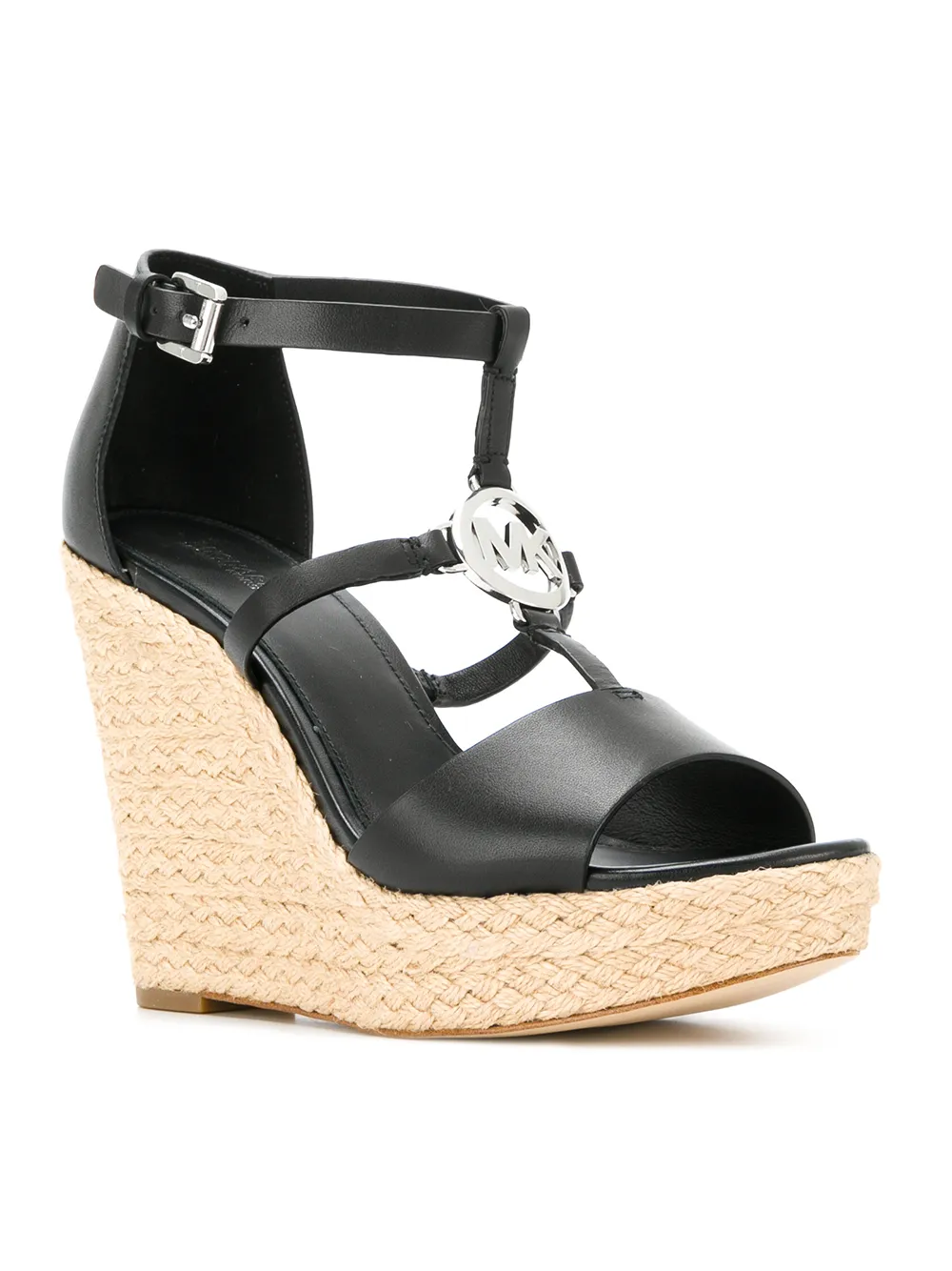 Michael Michael Kors sandalias de cuÃ±a con logo - Negro - MICHAEL Michael  Kors | Mystilo