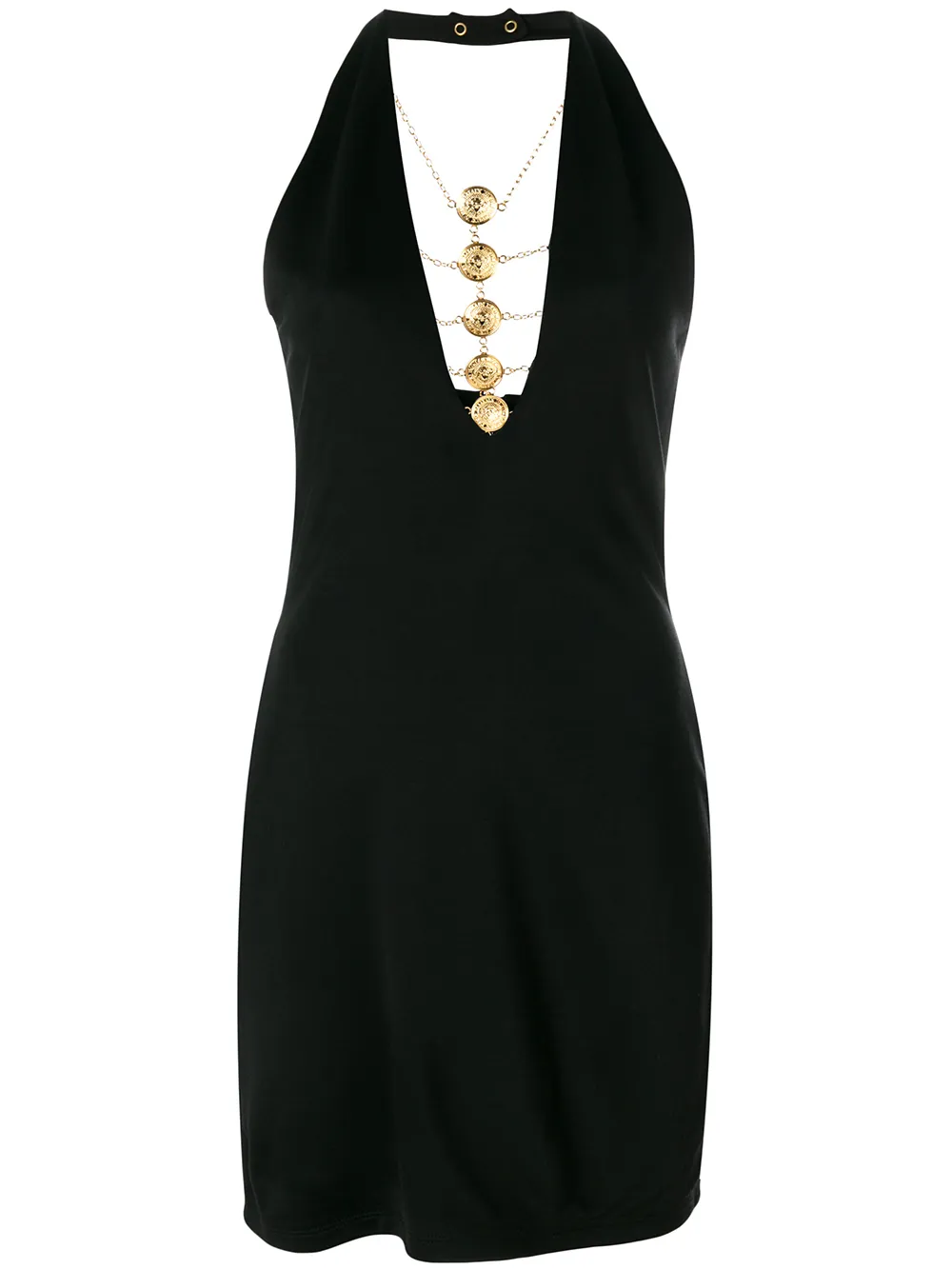 Balmain medallion chain dress | Black | Image 1