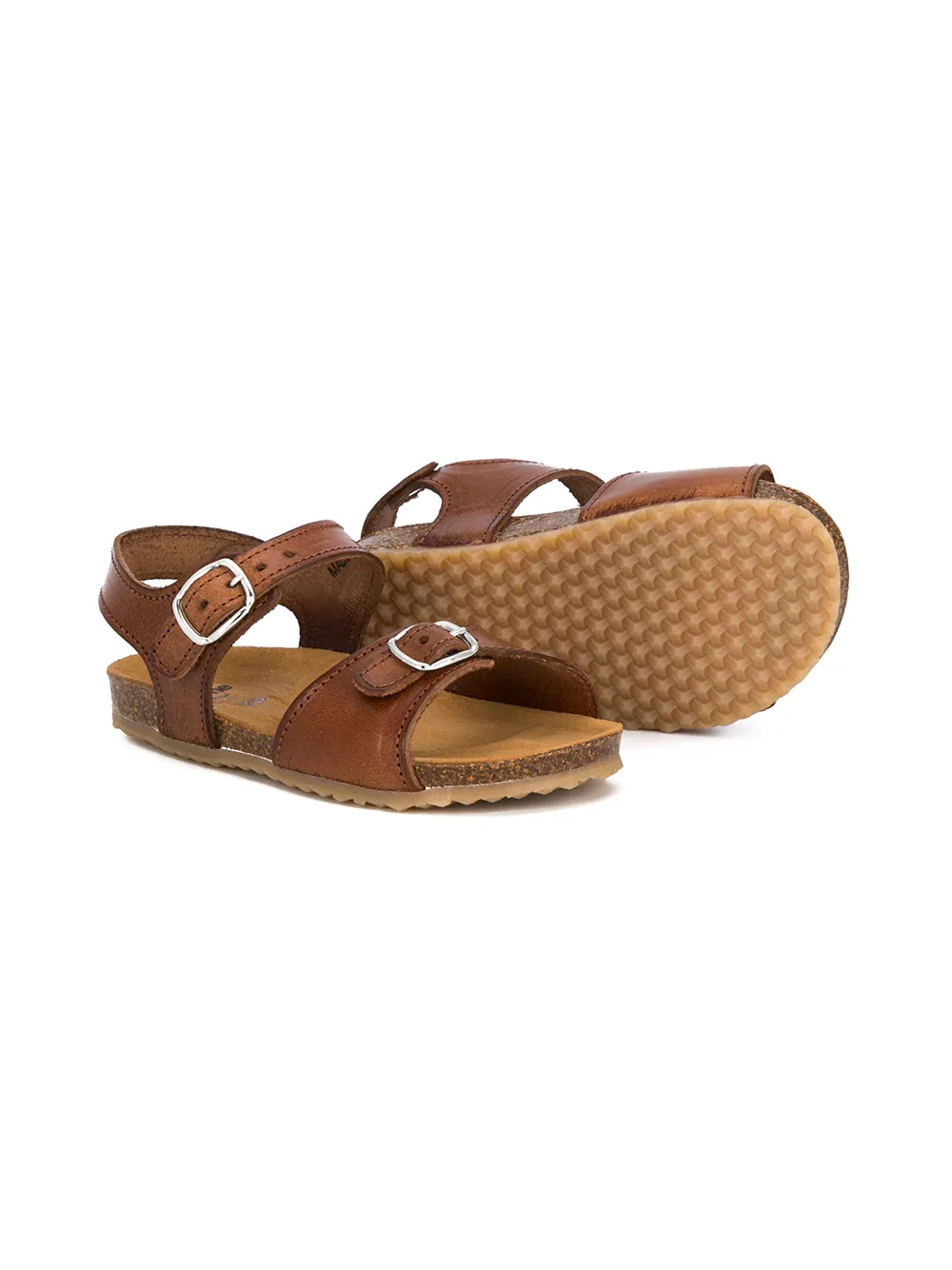 Pépé Kids Sandalen met gesp - Bruin