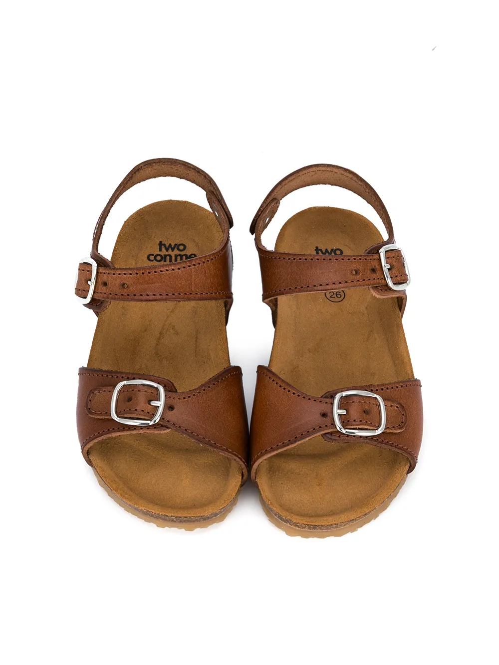 Pépé Kids buckle detail sandals Brown