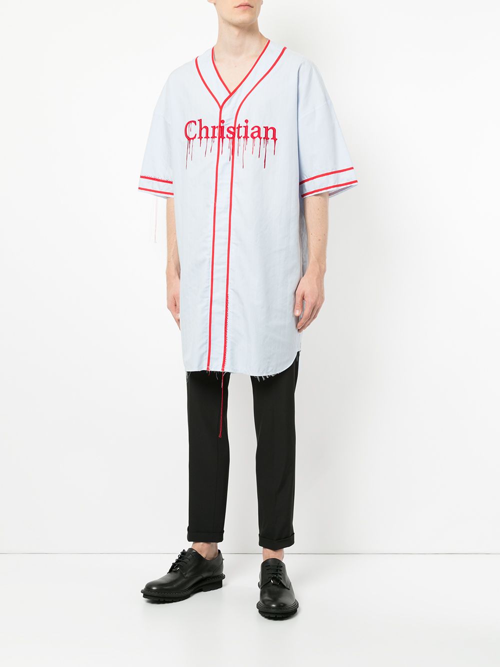 oversized baseball jersey