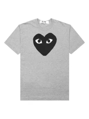 Comme Des Garçons Play ハートプリント Tシャツ | グレー | FARFETCH JP