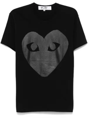 Comme Des Garçons Play eye-print T-shirt | Black | FARFETCH UK