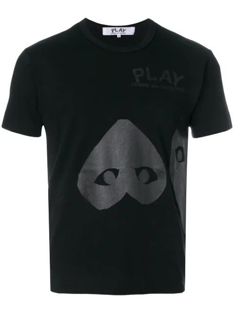 Comme Des Garçons Play T-Shirt mit Herz-Print