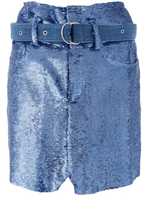 IRO Natou sequinned skirt