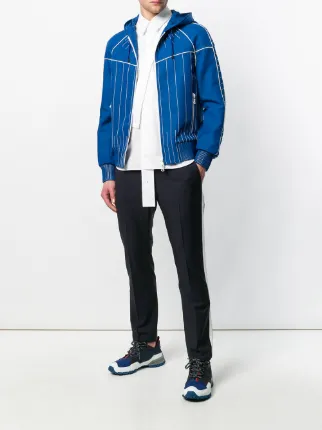 stitched stripe trim jacket展示图