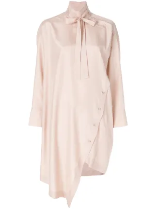Valentino D Silk Dress Farfetch Valentino D Silk Dress
