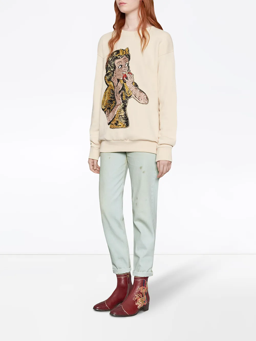 gucci snow white sweatshirt