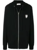 Ih Nom Uh Nit long embroidered hoodie - Black