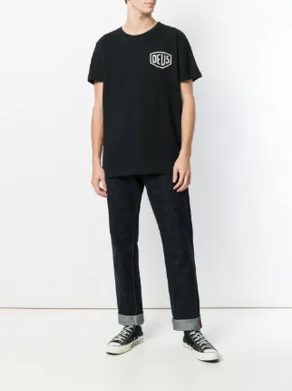 oversized logo T-shirt展示图