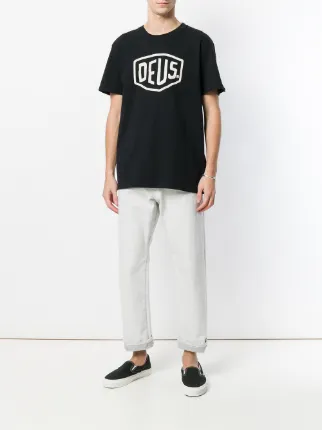 oversized logo T-shirt展示图