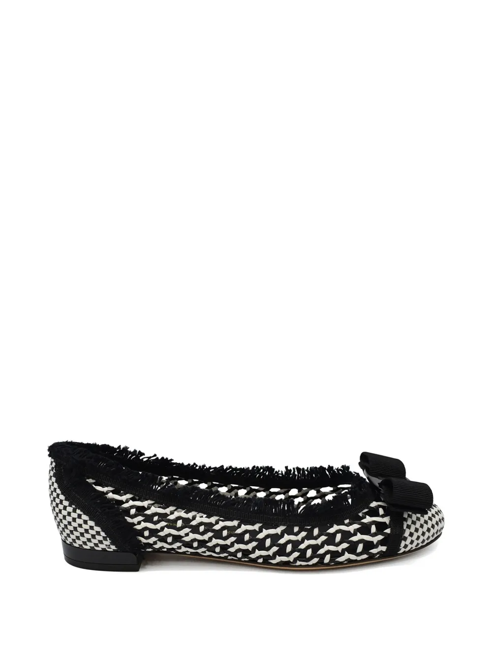 Ferragamo Ballerine con fiocco - Nero