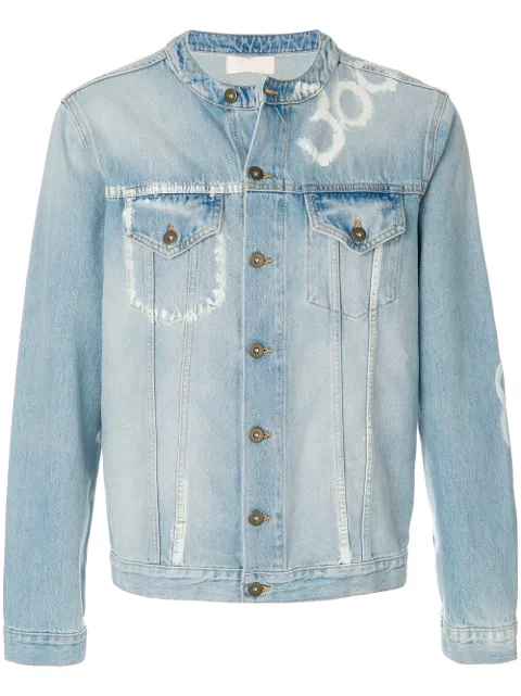 Ih Nom Uh Nit printed denim jacket