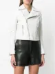 Saint Laurent Cropped-Bikerjacke
