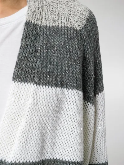Brunello Cucinelli striped cardigan 
