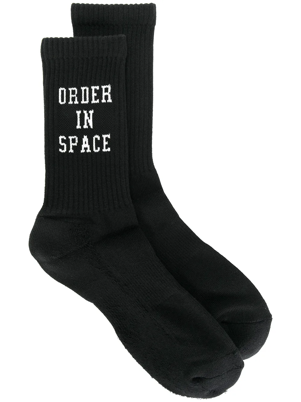 Undercover slogan embroidered socks | White | Image 1