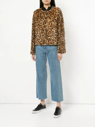 leopard print short coat展示图