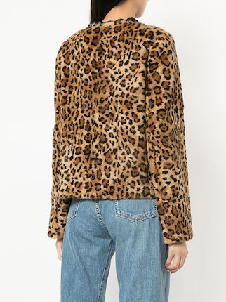 leopard print short coat展示图