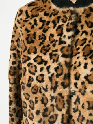 leopard print short coat展示图