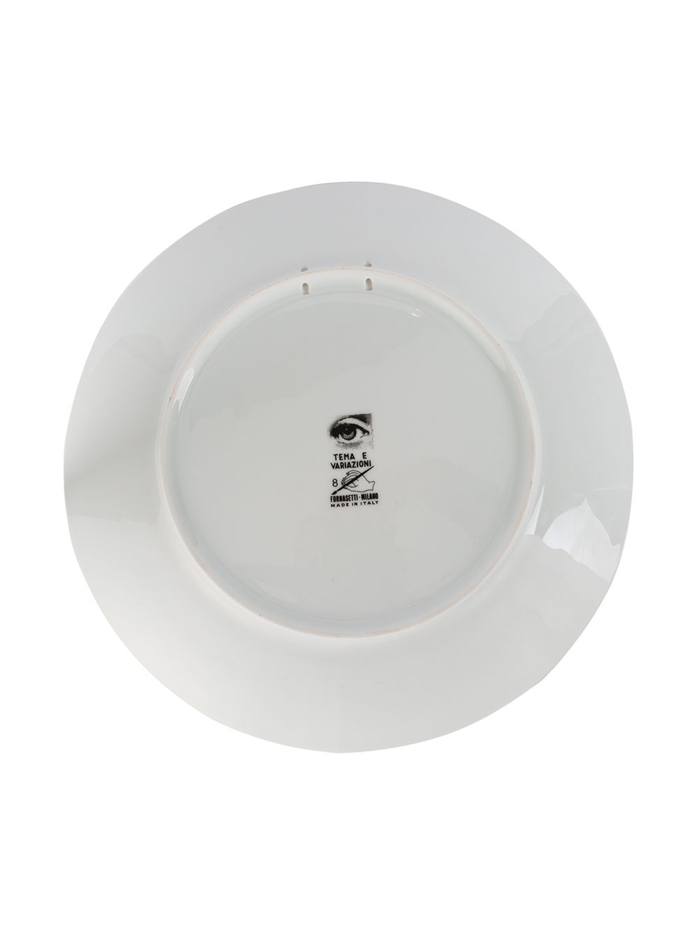 фото Fornasetti настенная тарелка t&v с принтом