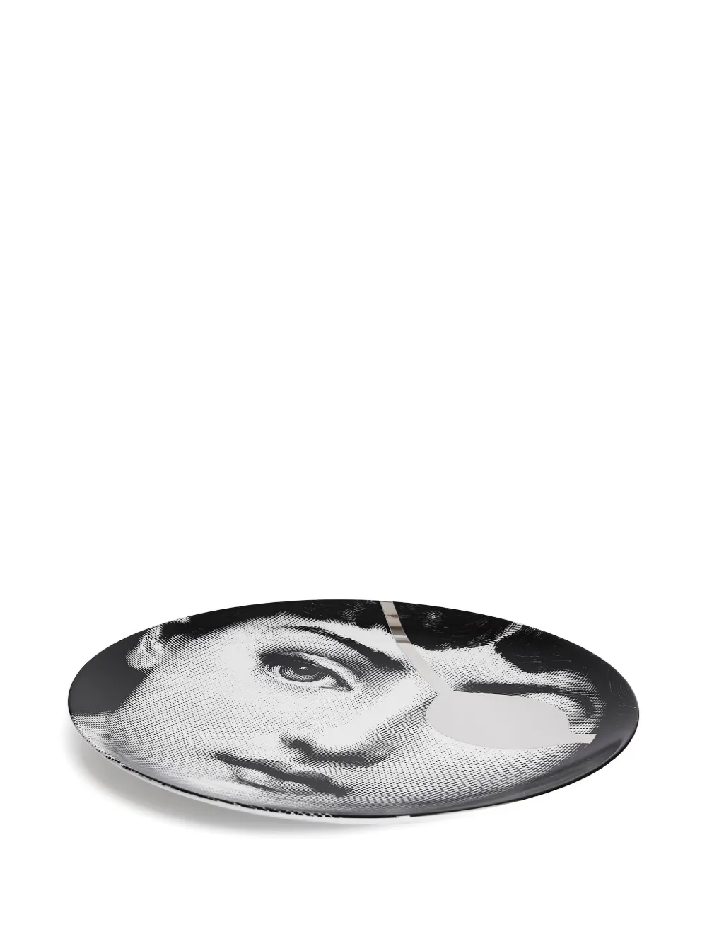 Fornasetti Tema e Variazioni wall plate | Grey | Image 1