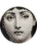 Fornasetti face T&V wall plate - Grey