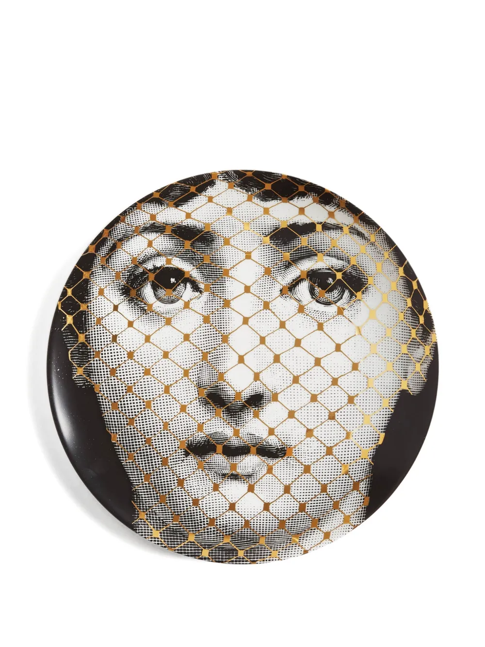 Fornasetti Tema e Variazioni wall plate | Grey | Image 1