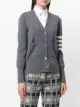 Thom Browne Milano Stitch V-Neck Merino Cardigan