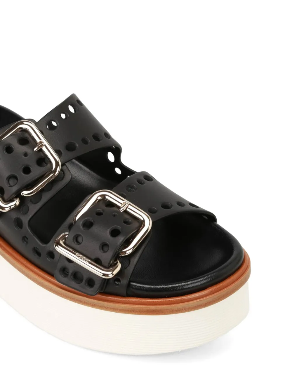 Tod's plateausandalen Zwart
