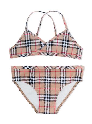 burberry check bikini