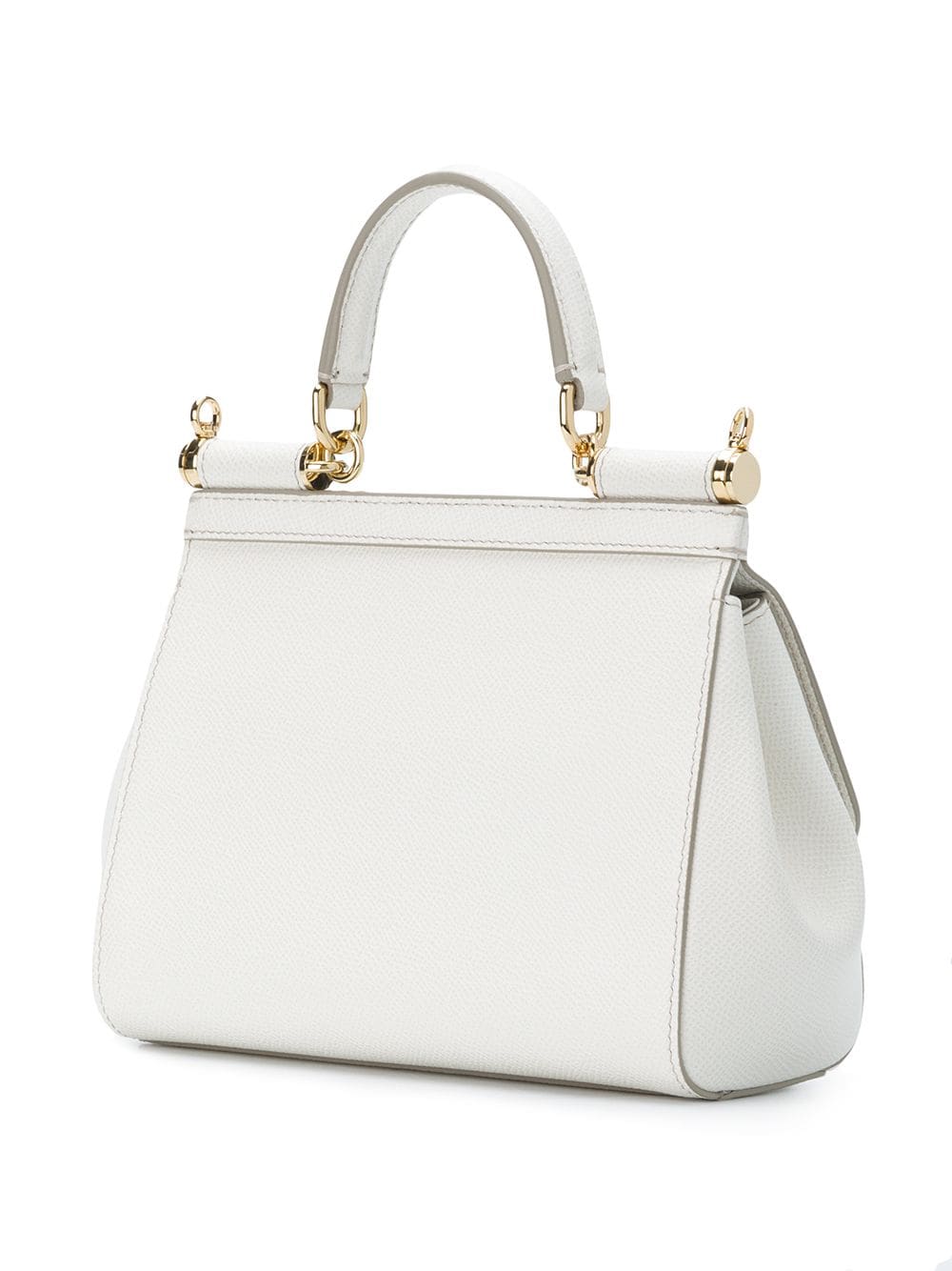 Dolce & Gabbana Sicily Small Shoulder Bag - White