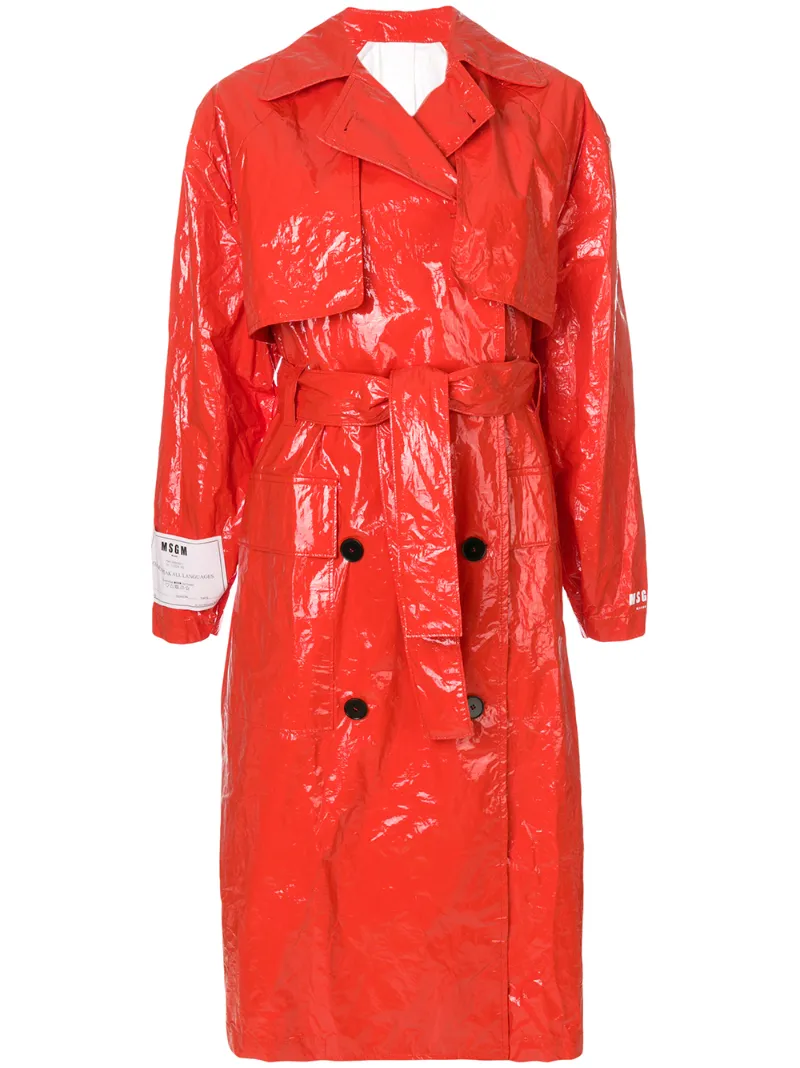 плащ на пуговицах MSGM