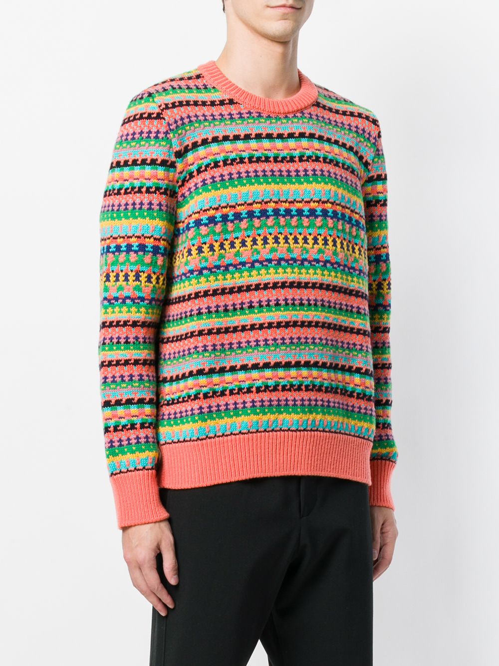 Stella McCartney Striped Patterned Sweater - Farfetch