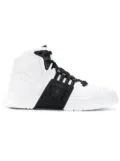 Versace high top sneakers - White