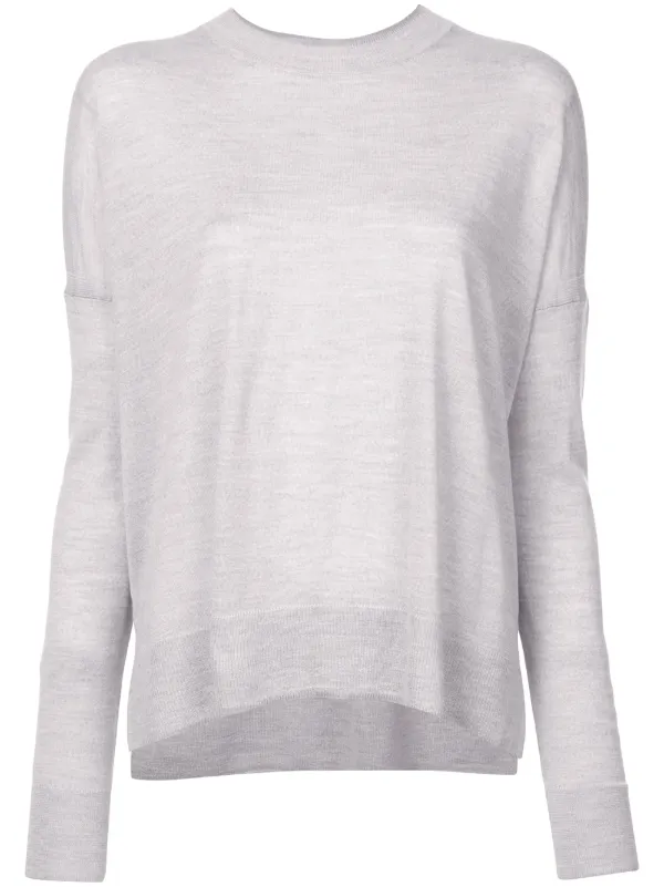 boxy crew neck sweater