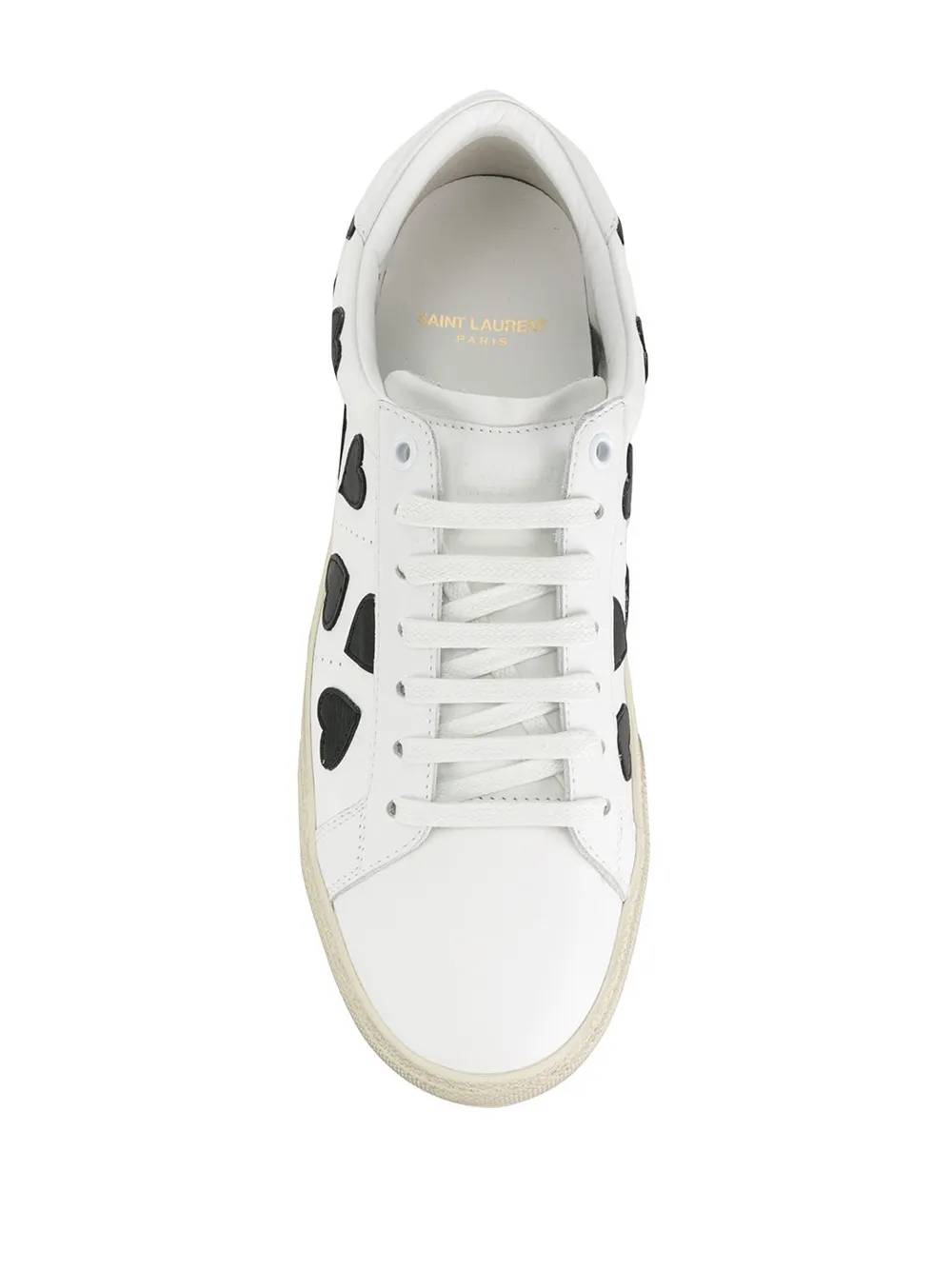 saint laurent heart sneakers