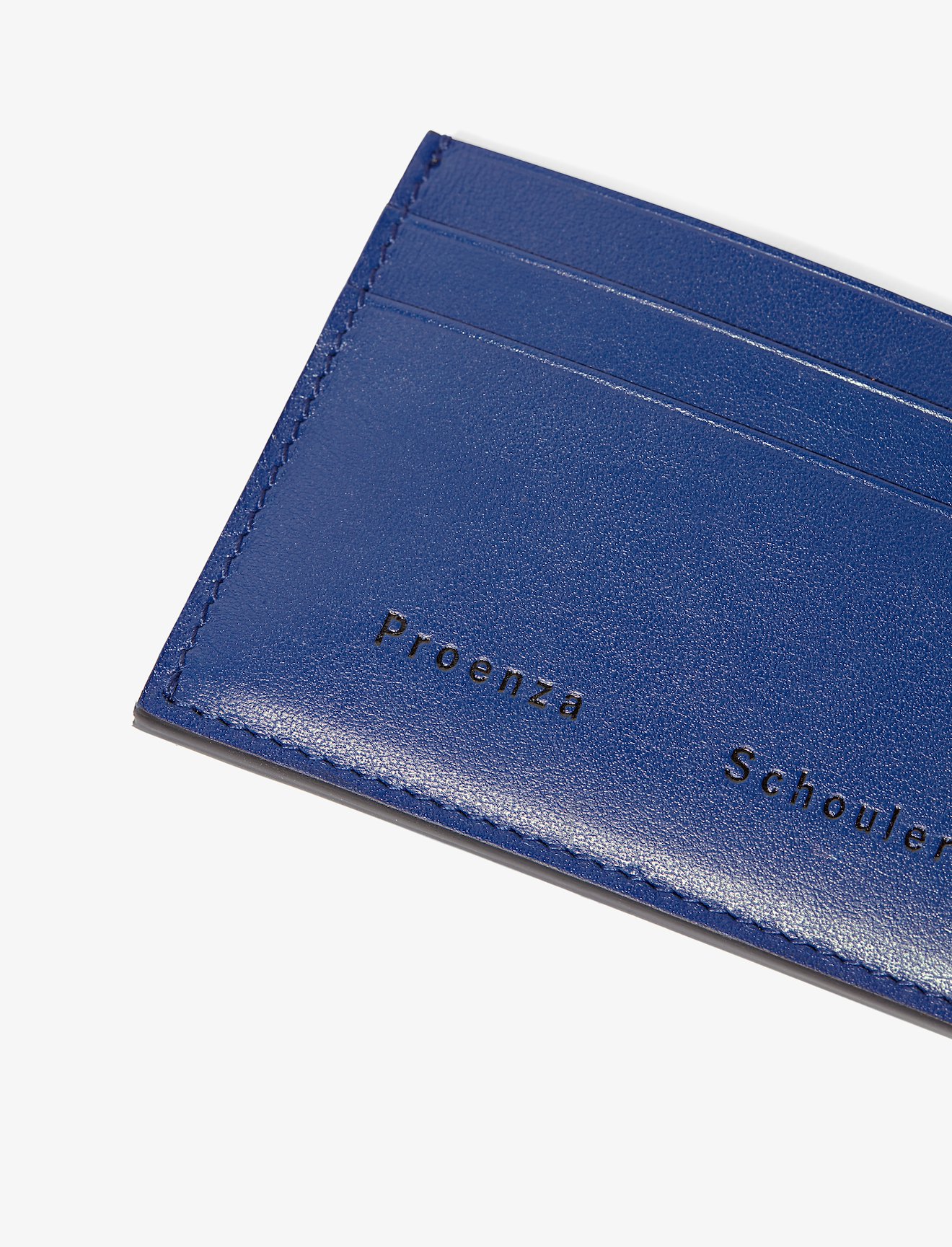 Origami Card Holder in blue | Proenza Schouler