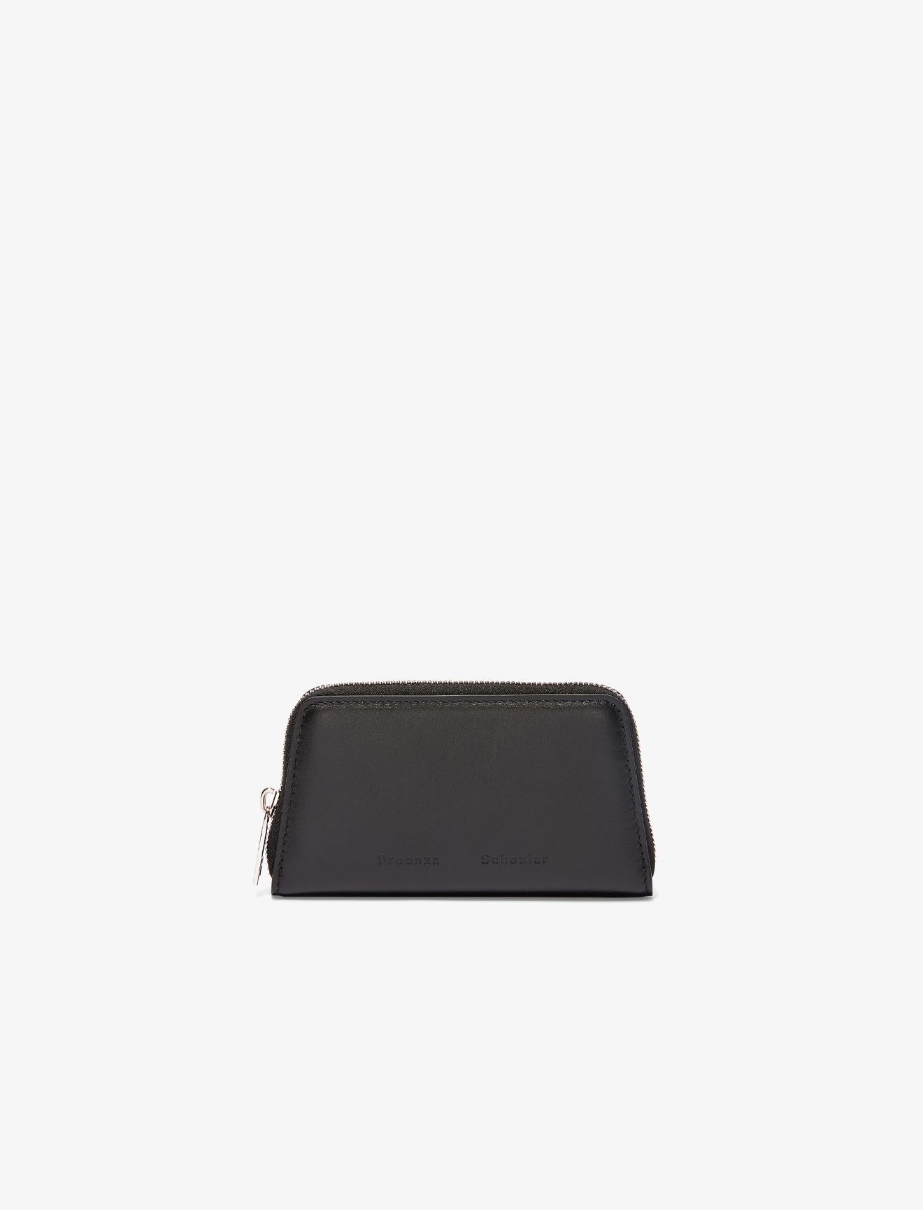 Trapeze Zip Compact Wallet in black | Proenza Schouler