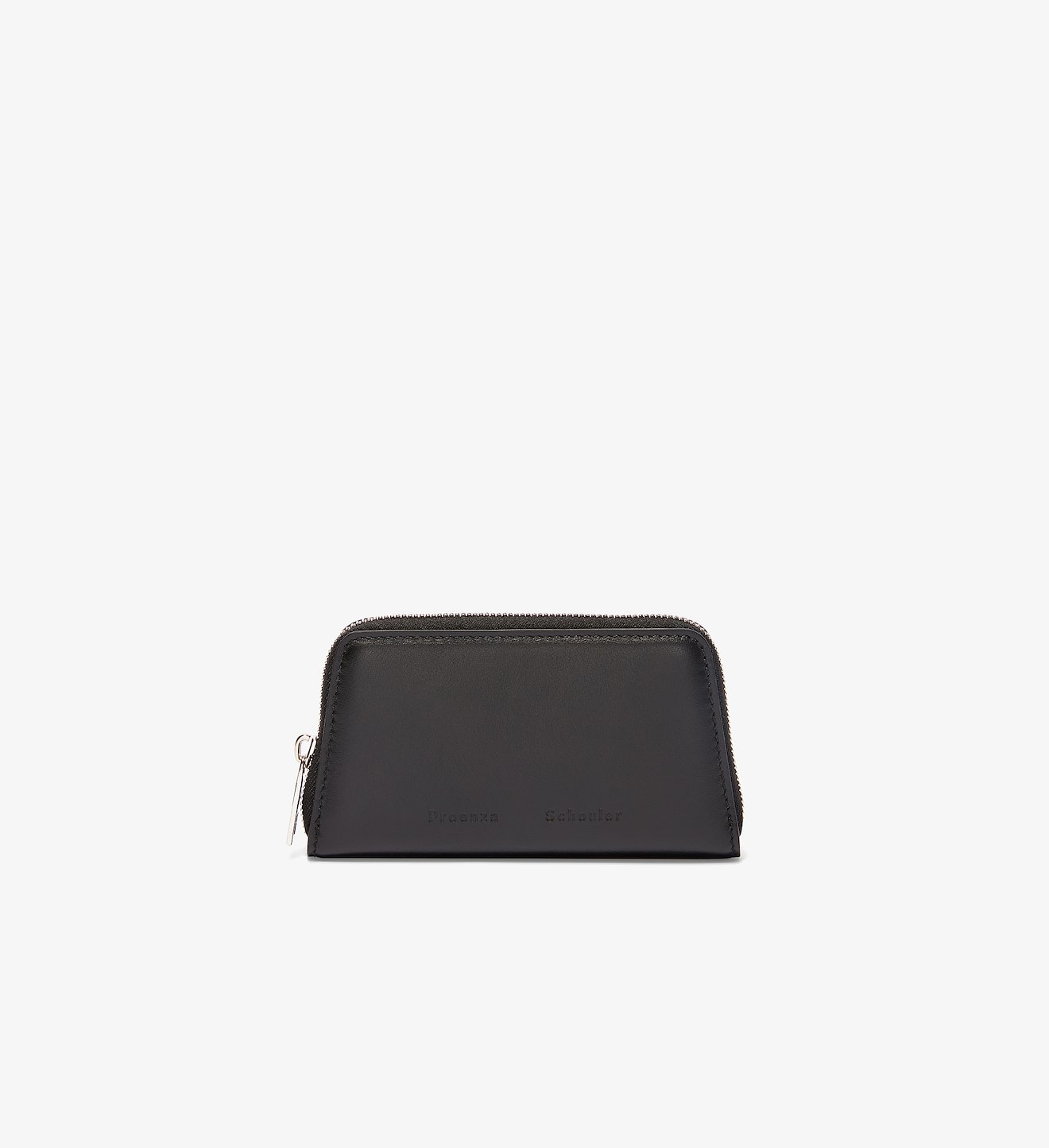 Trapeze Zip Compact Wallet in black | Proenza Schouler