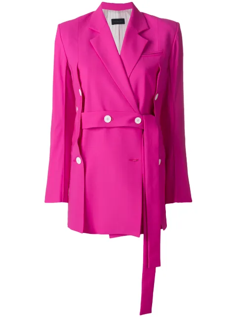 Eudon Choi Double Breasted Button Trim Jacket