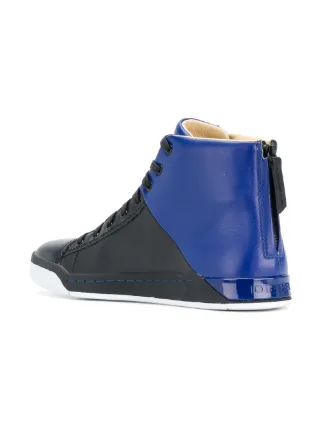 two-tone hi-top sneakers展示图