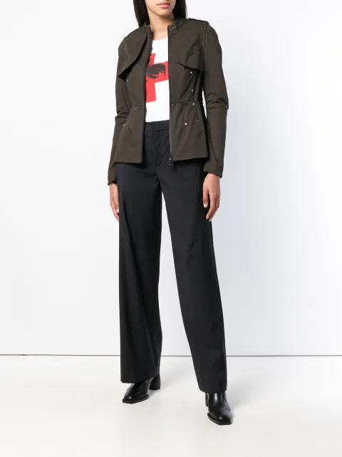 A.F.VANDEVORST A.F.VANDEVORST PETROL TROUSERS - BLACK