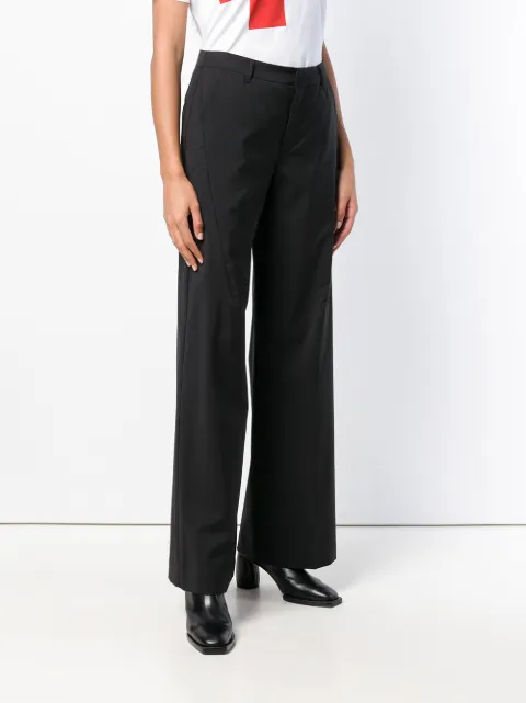A.F.VANDEVORST A.F.VANDEVORST PETROL TROUSERS - BLACK