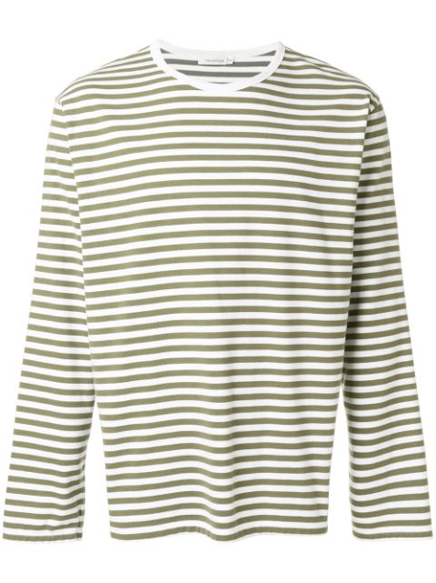 NANAMICA striped sweatshirt,COOLMAXLSTEE12863043